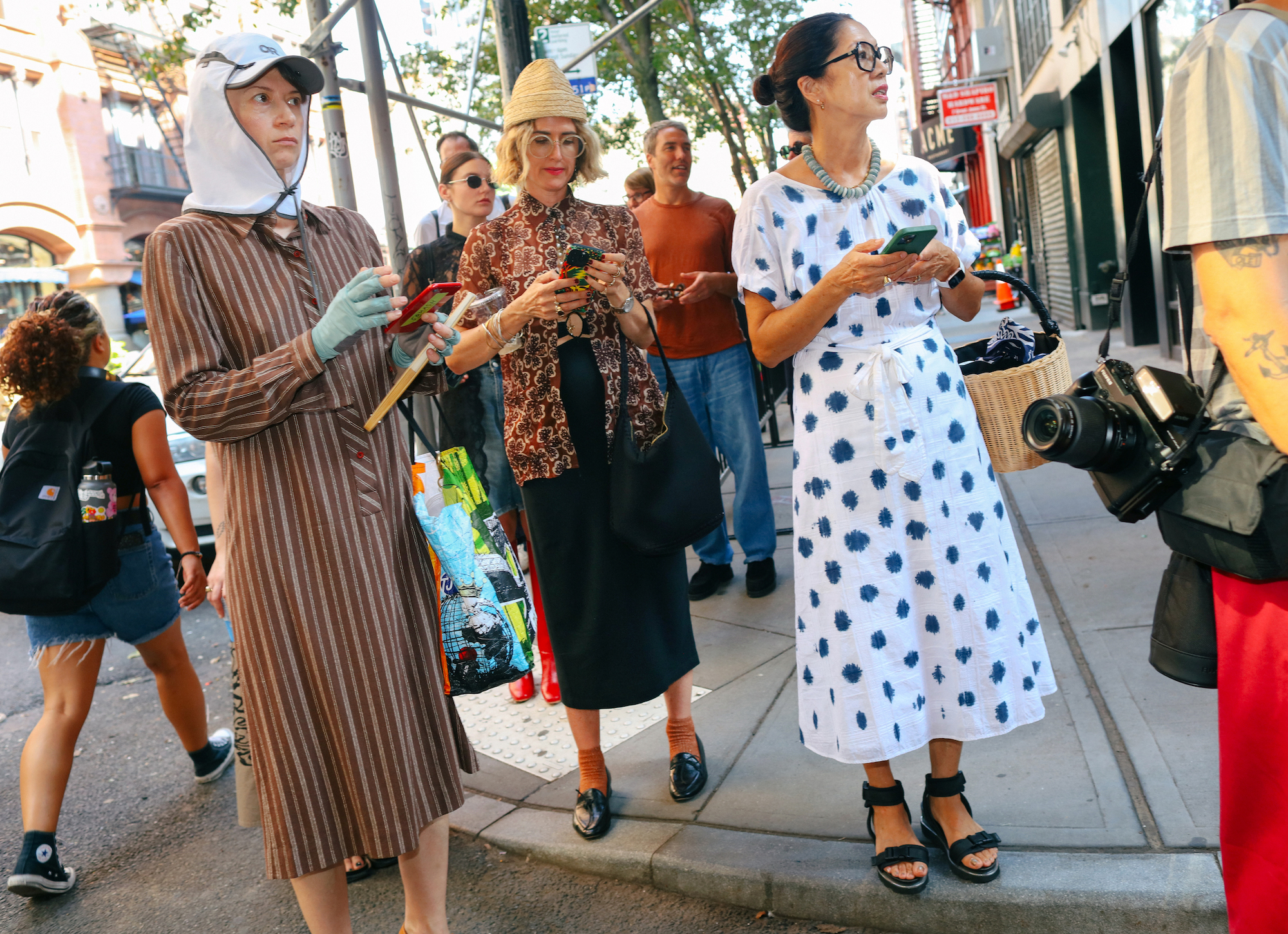 Streetstyle tijdens New York Fashion Week lente/zomer 2024