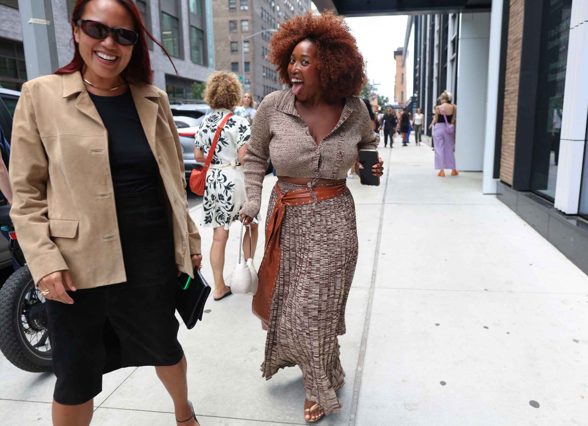 Streetstyle tijdens New York Fashion Week lente/zomer 2024