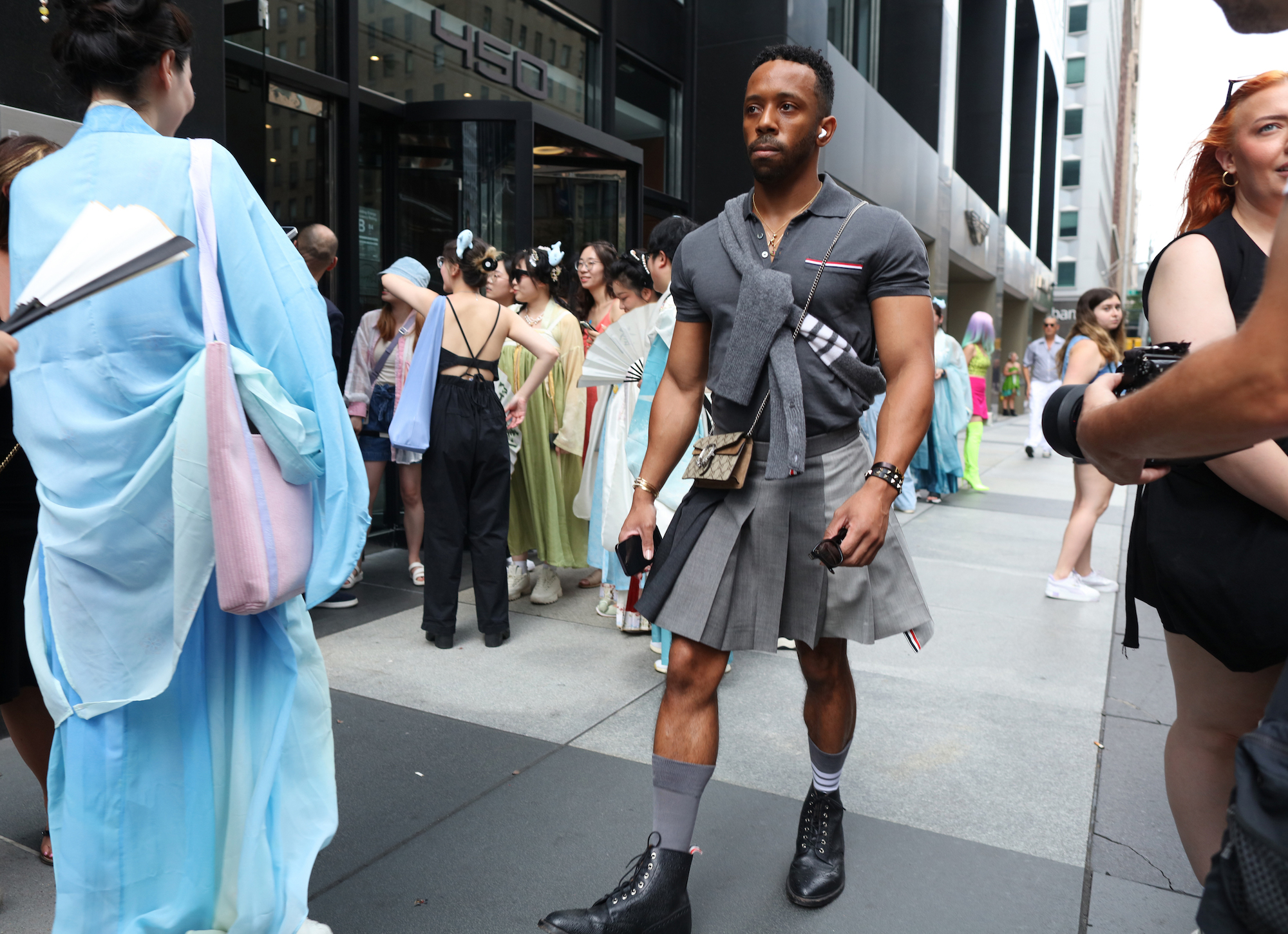 Een streetstylelook tijdens de New Yorkse modeweek