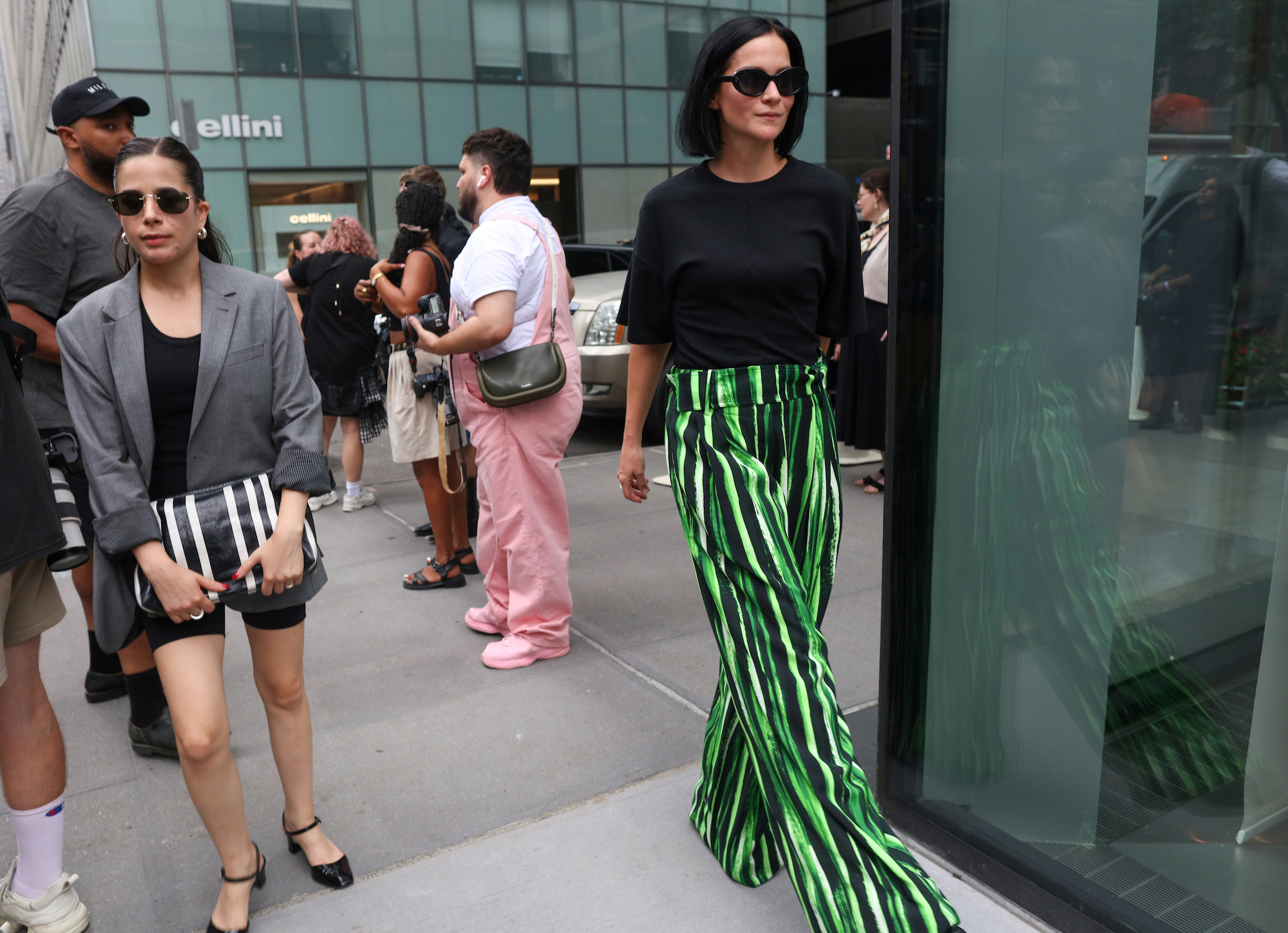 Een streetstylelook tijdens de New Yorkse modeweek