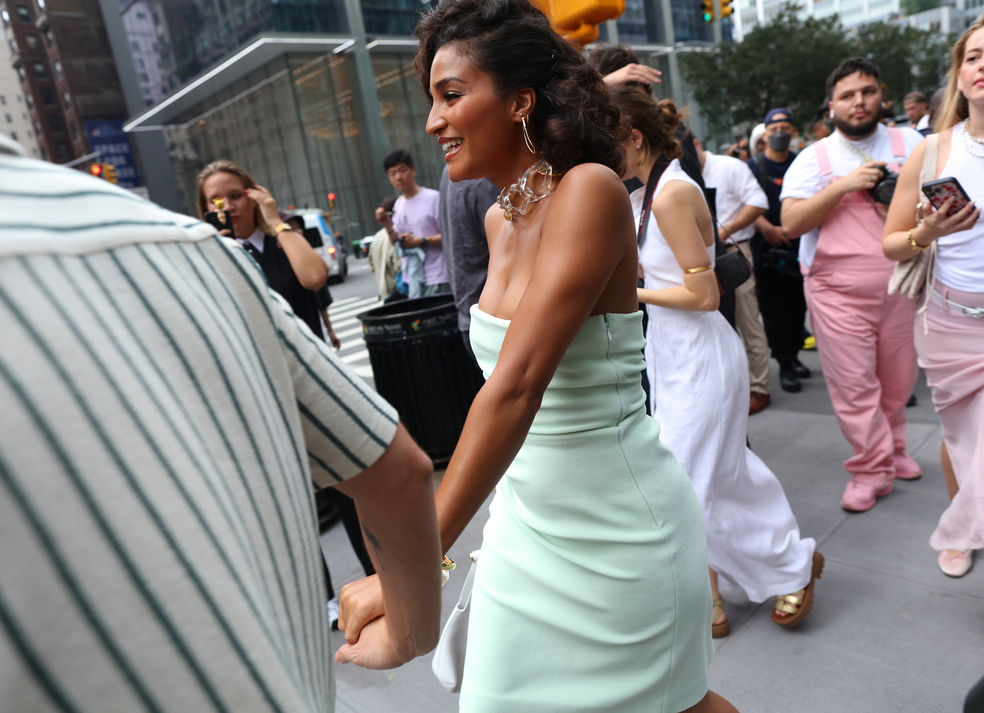 Een streetstylelook tijdens de New Yorkse modeweek