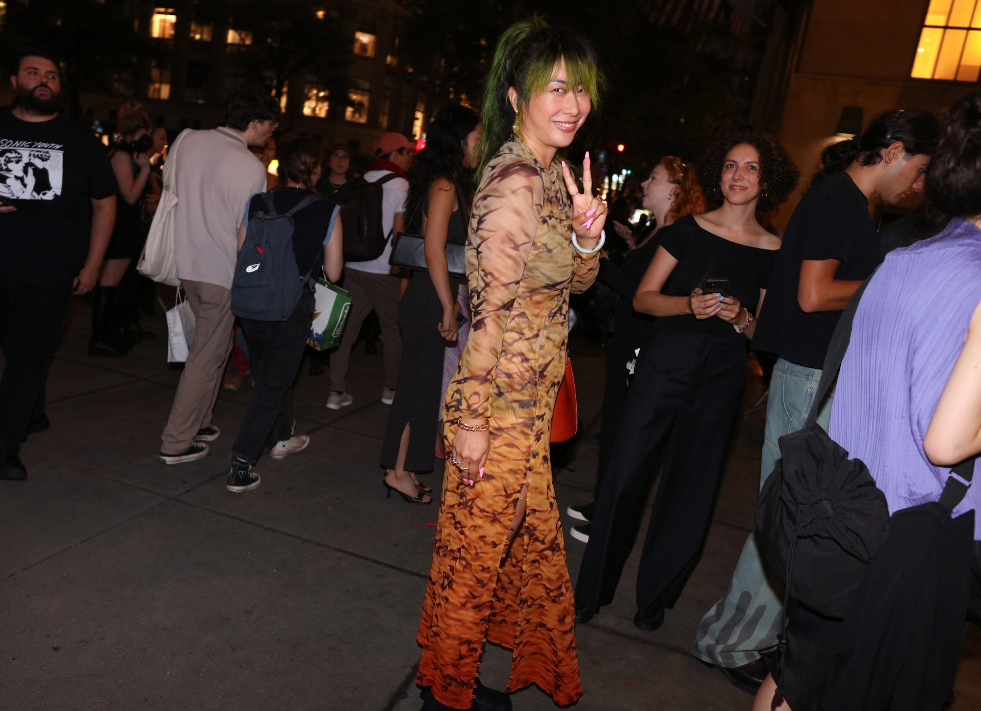 Een streetstylelook tijdens de New Yorkse modeweek