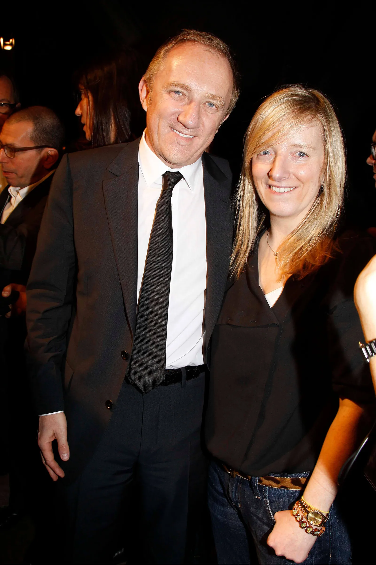 François-Henri Pinault en Sarah Burton in 2011.