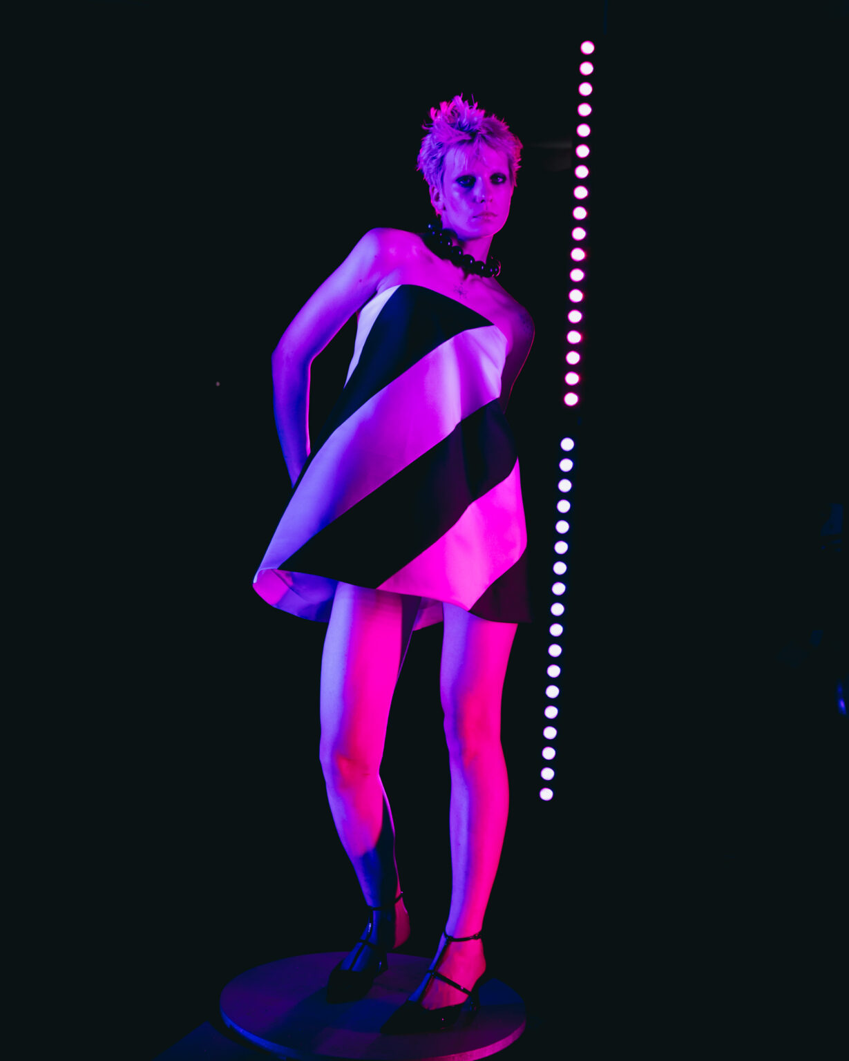 Elzinga tijdens Amsterdam Fashion Week 2023