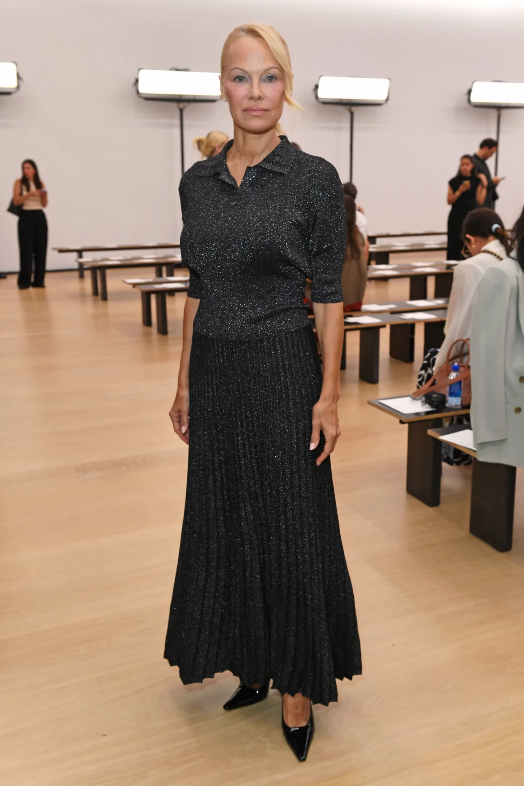 Pamela Anderson bij Proenza Schouler.