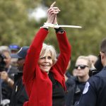 Jane Fonda is een van de actievoerende beroemdheden