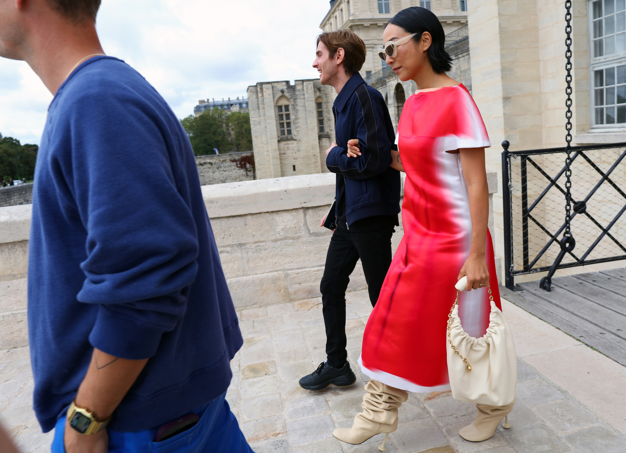 Streetstyle tijdens Paris Fashion Week lente/zomer 2024