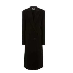 JW anderson zwarte lange jas