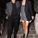 Emma Corrin en Rami Malek in Parijs