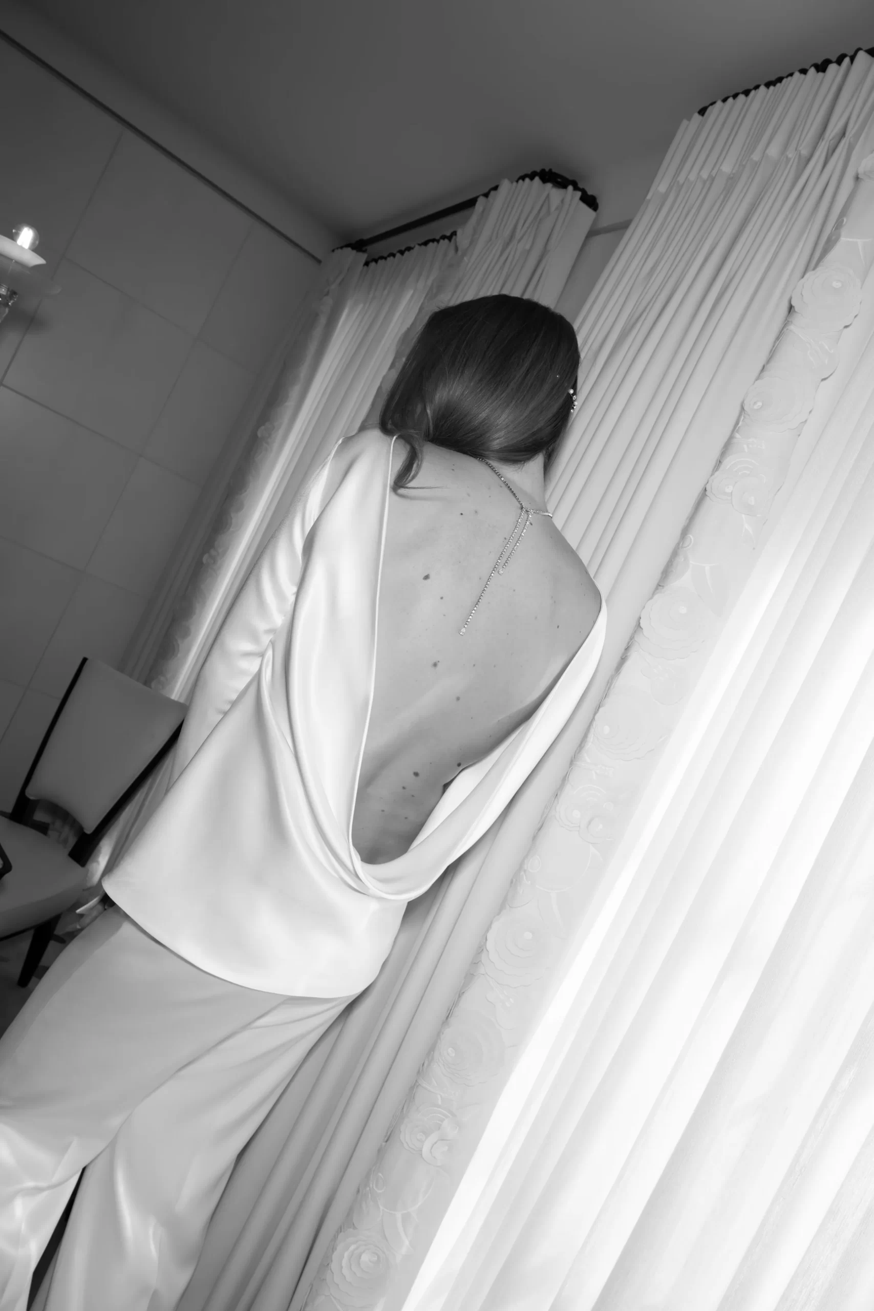 Klaarmaken in de suite bij Claridge's.