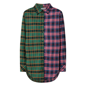 stieglitz blouse met ruitdessin