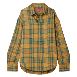 the elder statesman kasjmieren overhemd met ruitjes