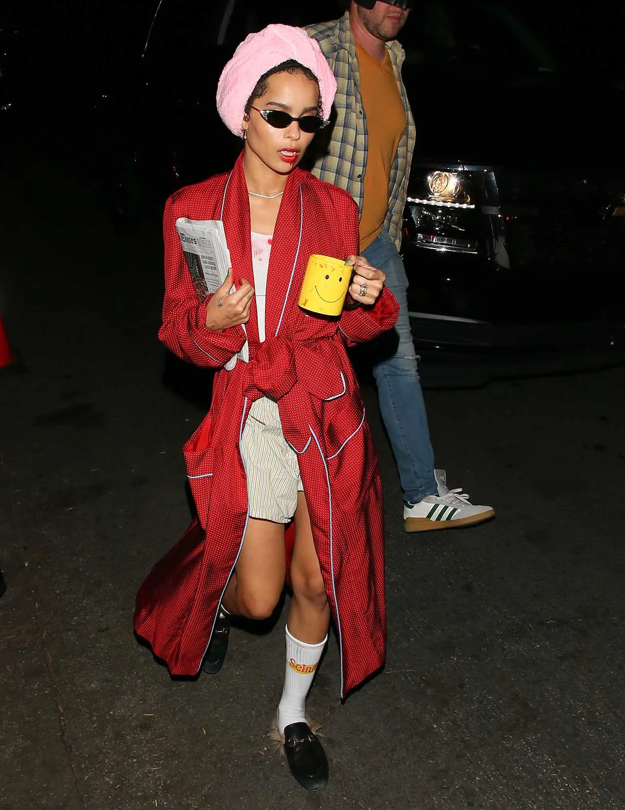 Zoë Kravitz voor Halloween in 2018