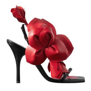 Magda Butrym schoenen met florals 