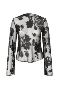 Samadda blouse Samsoe Samsoe kant met bloemen