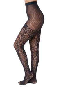 Wolford panty kant met bloemen
