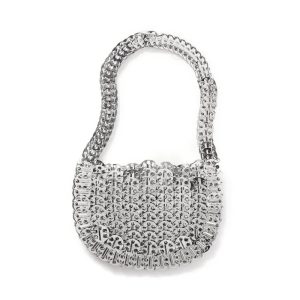 Zilveren tas van Rabanne