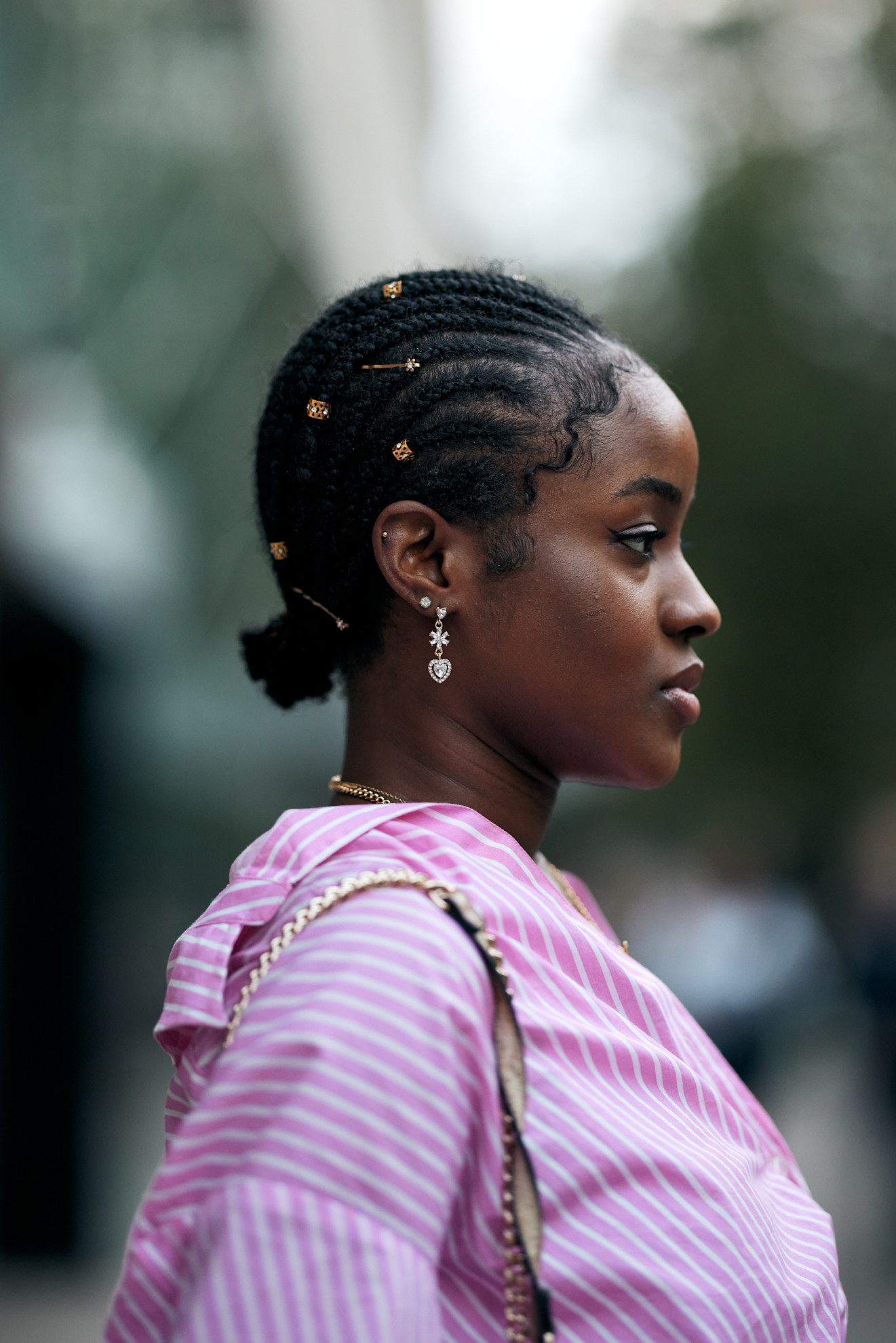 Haarsieraden streetstyle London