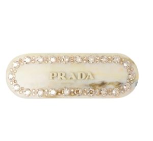 Prada haarclip haarsieraad