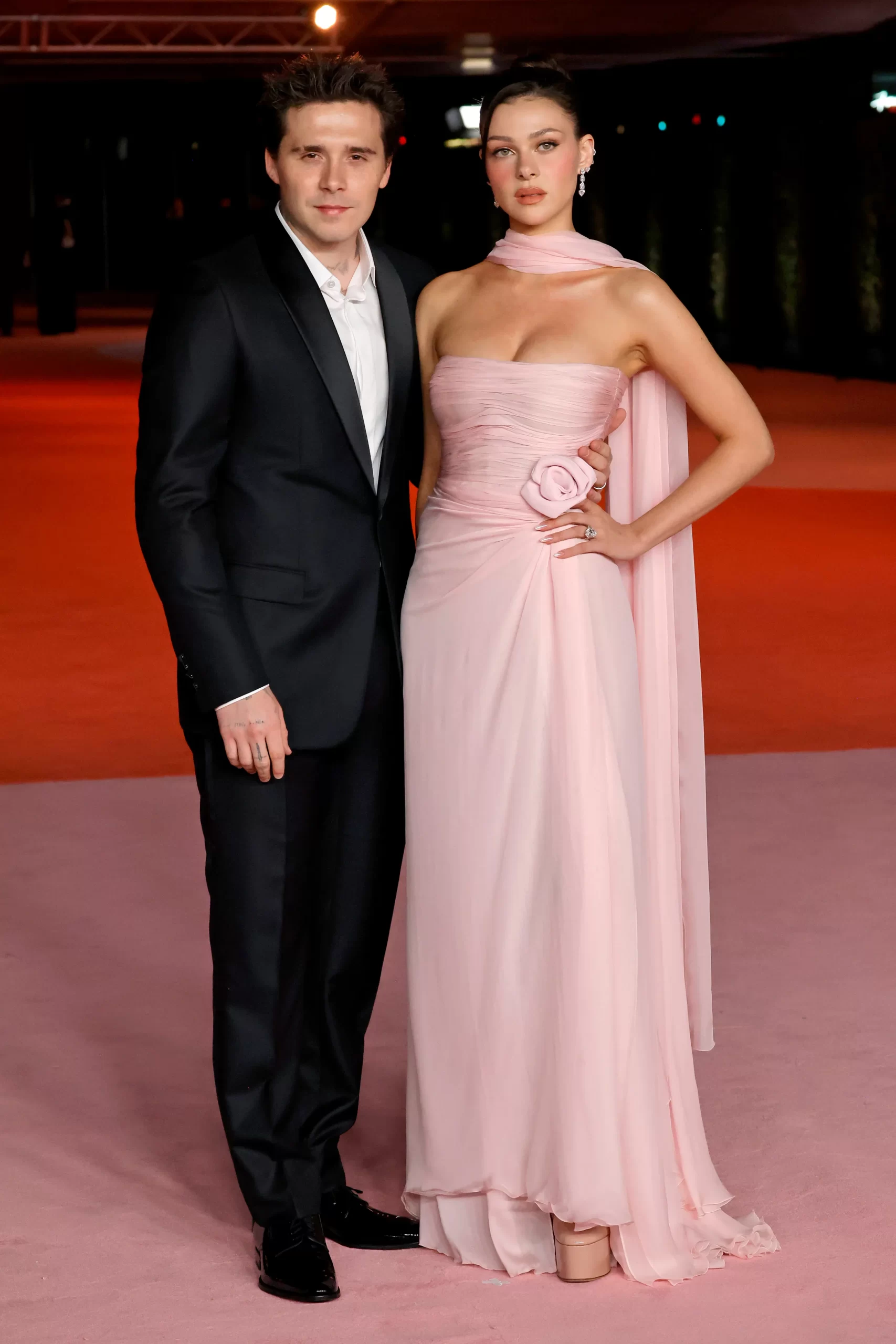 Brooklyn Beckham en Nicola Peltz bij het Academy Museum Gala 2023