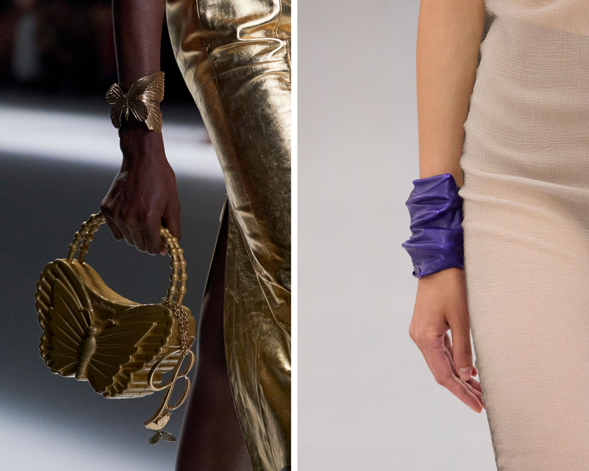 De cuff trend bij Blumarine en Loewe