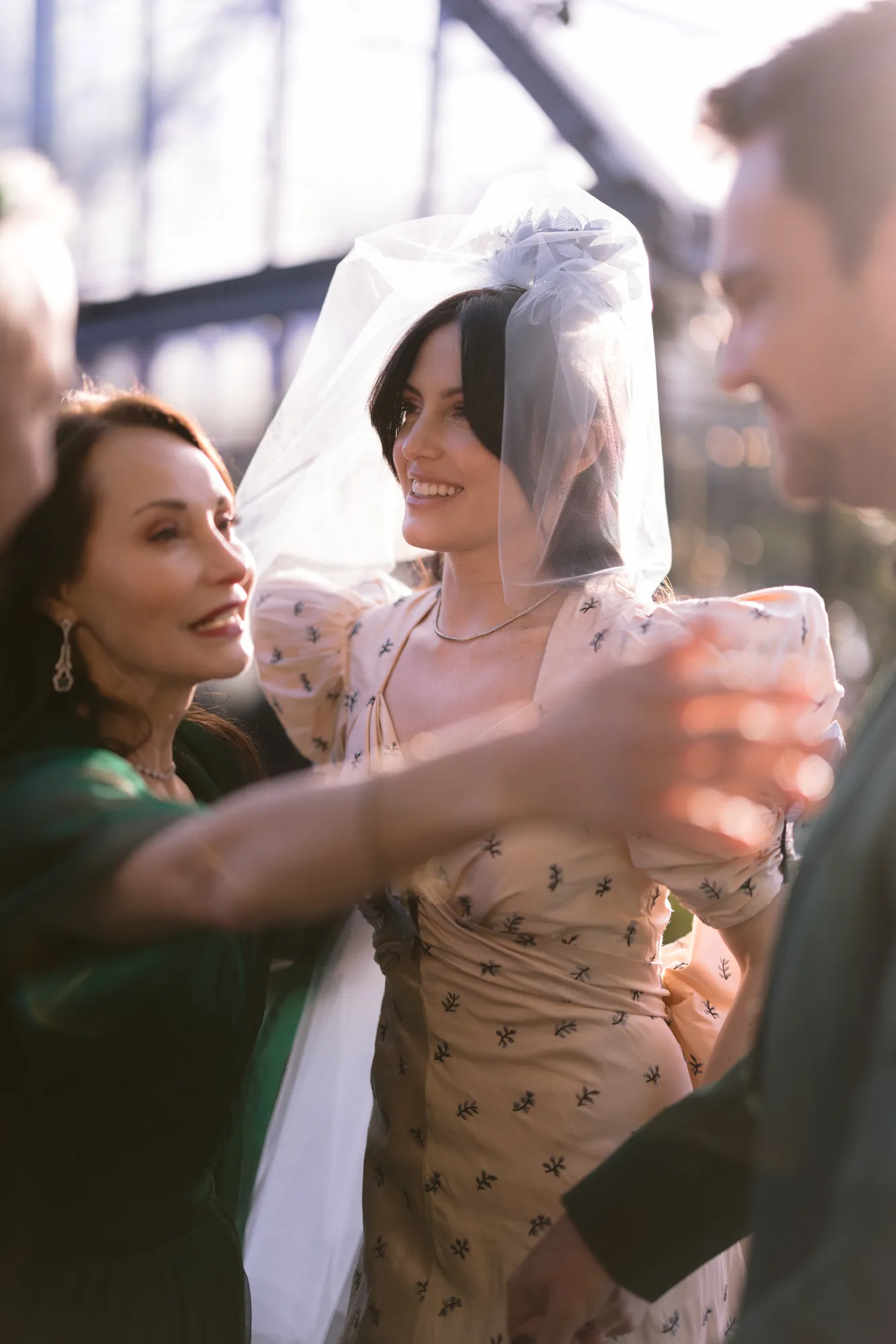 De gothic bruiloft van Meredith en Jamie