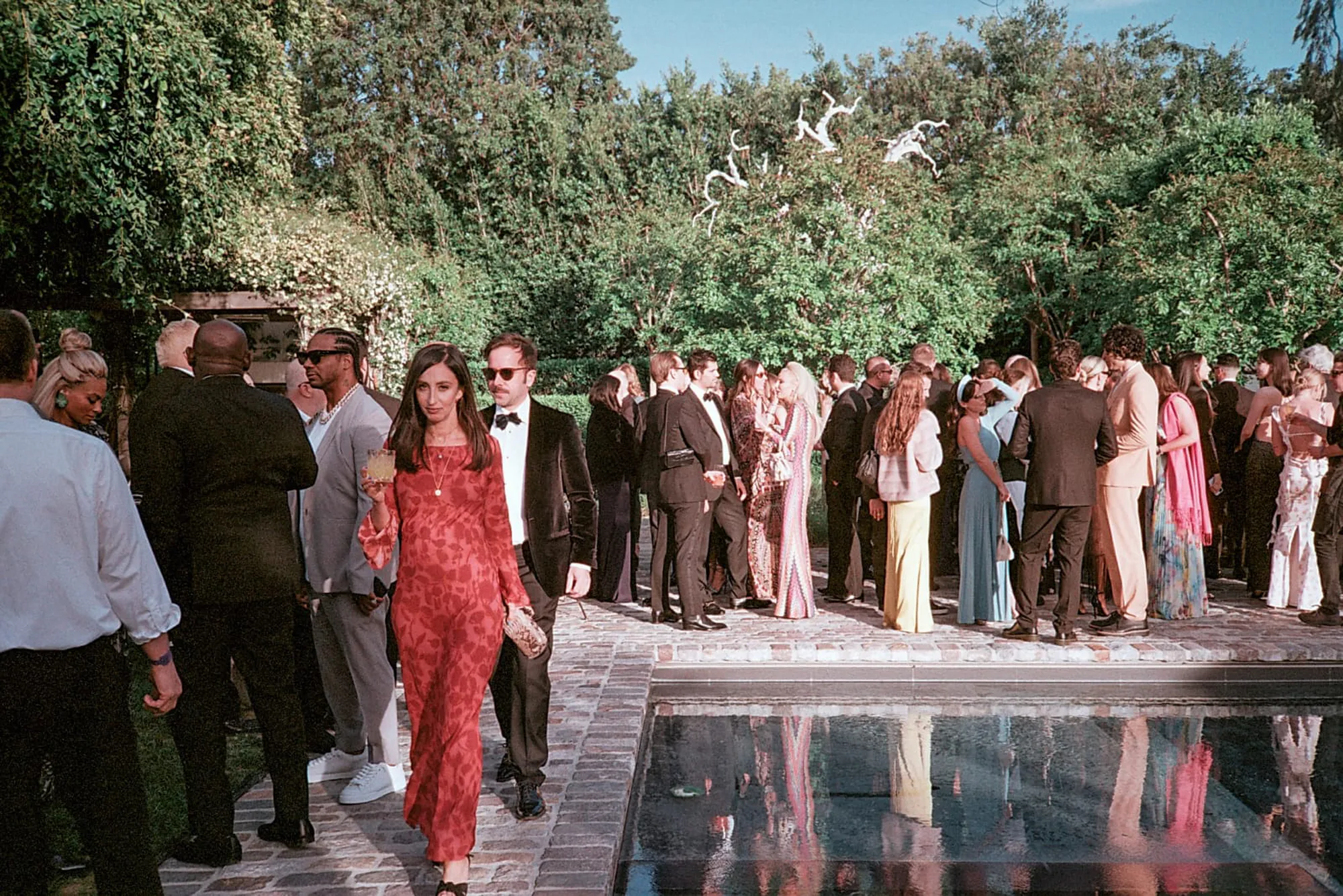 De gothic bruiloft van Meredith en Jamie