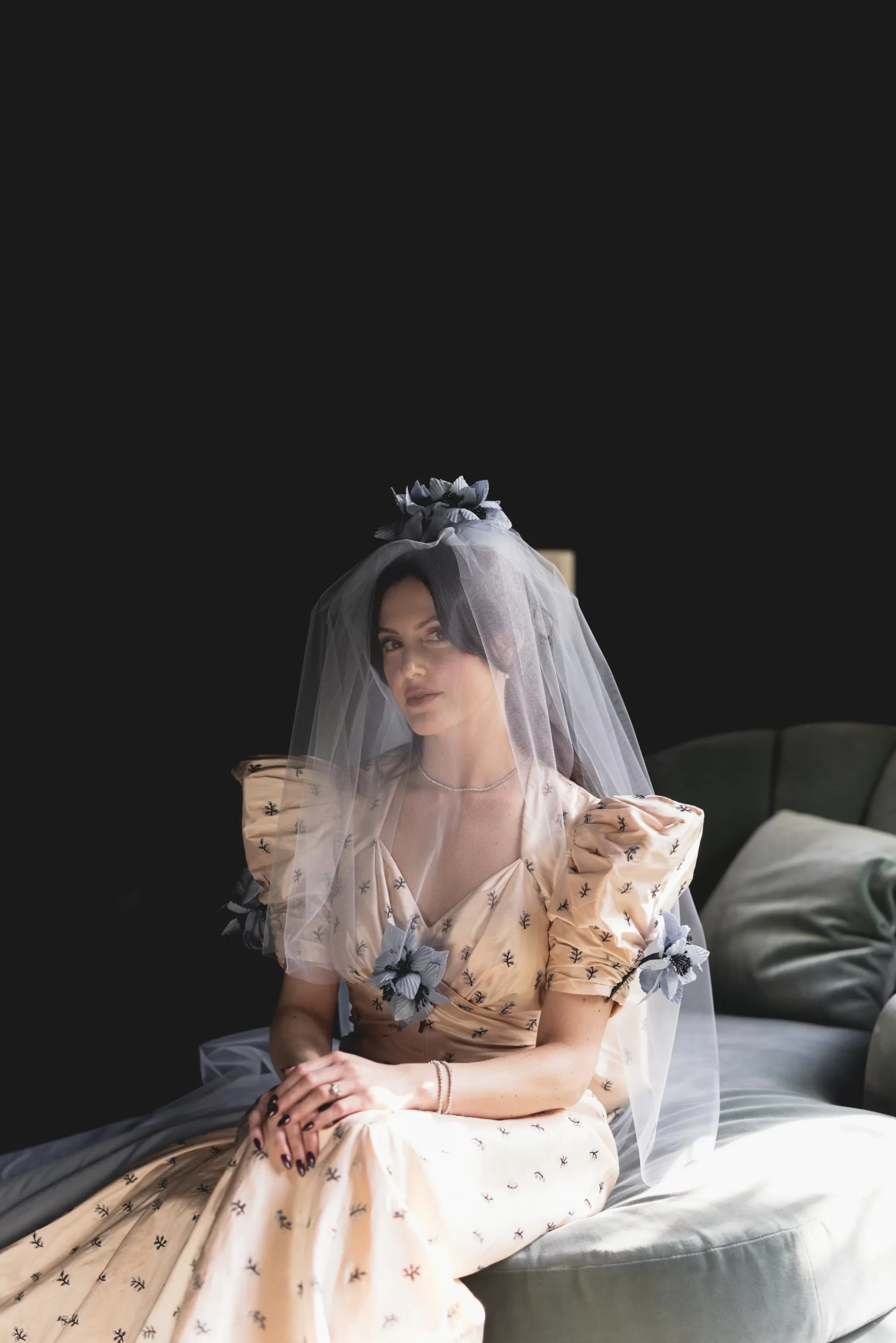 De gothic bruiloft van Meredith en Jamie