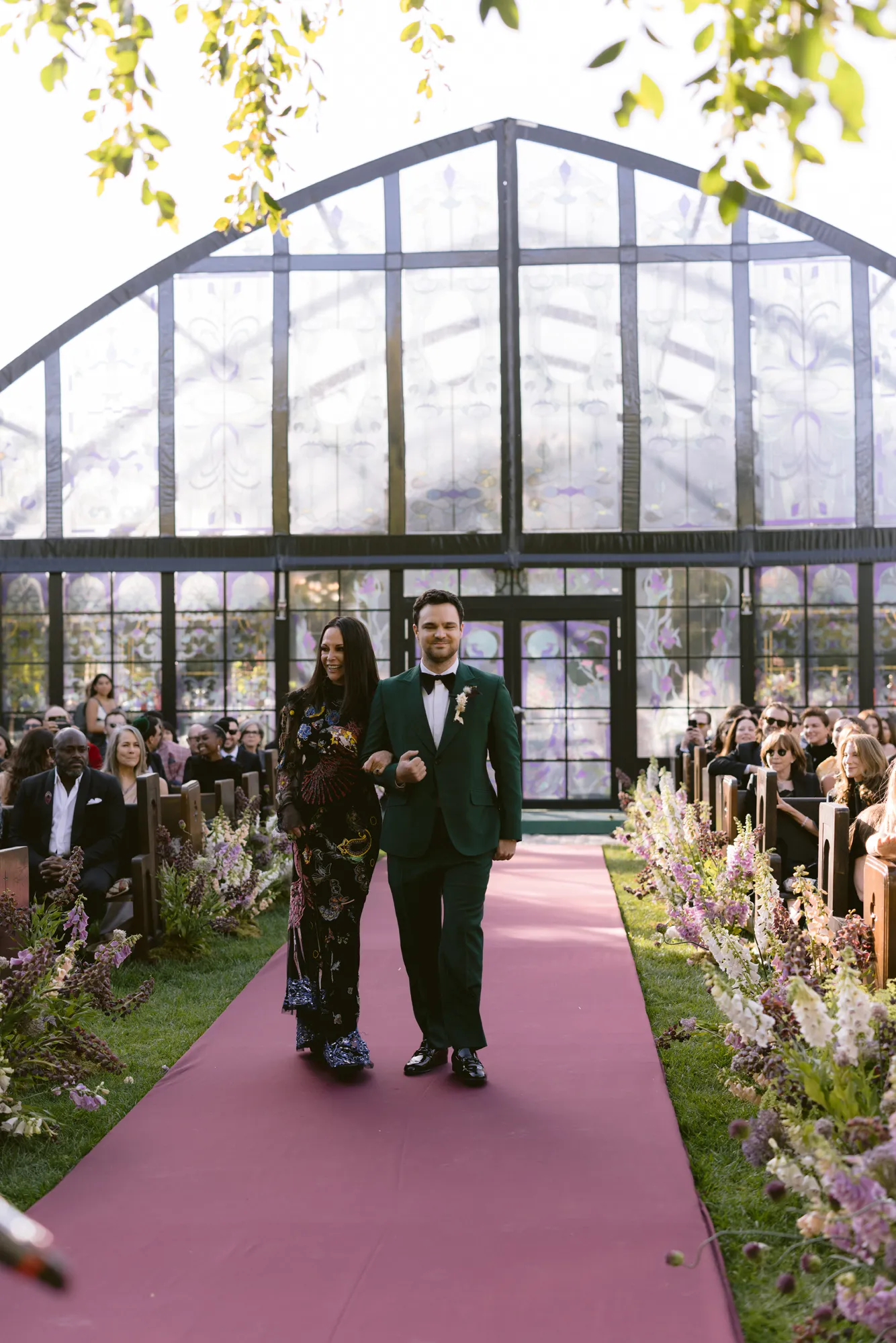 De gothic bruiloft van Meredith en Jamie