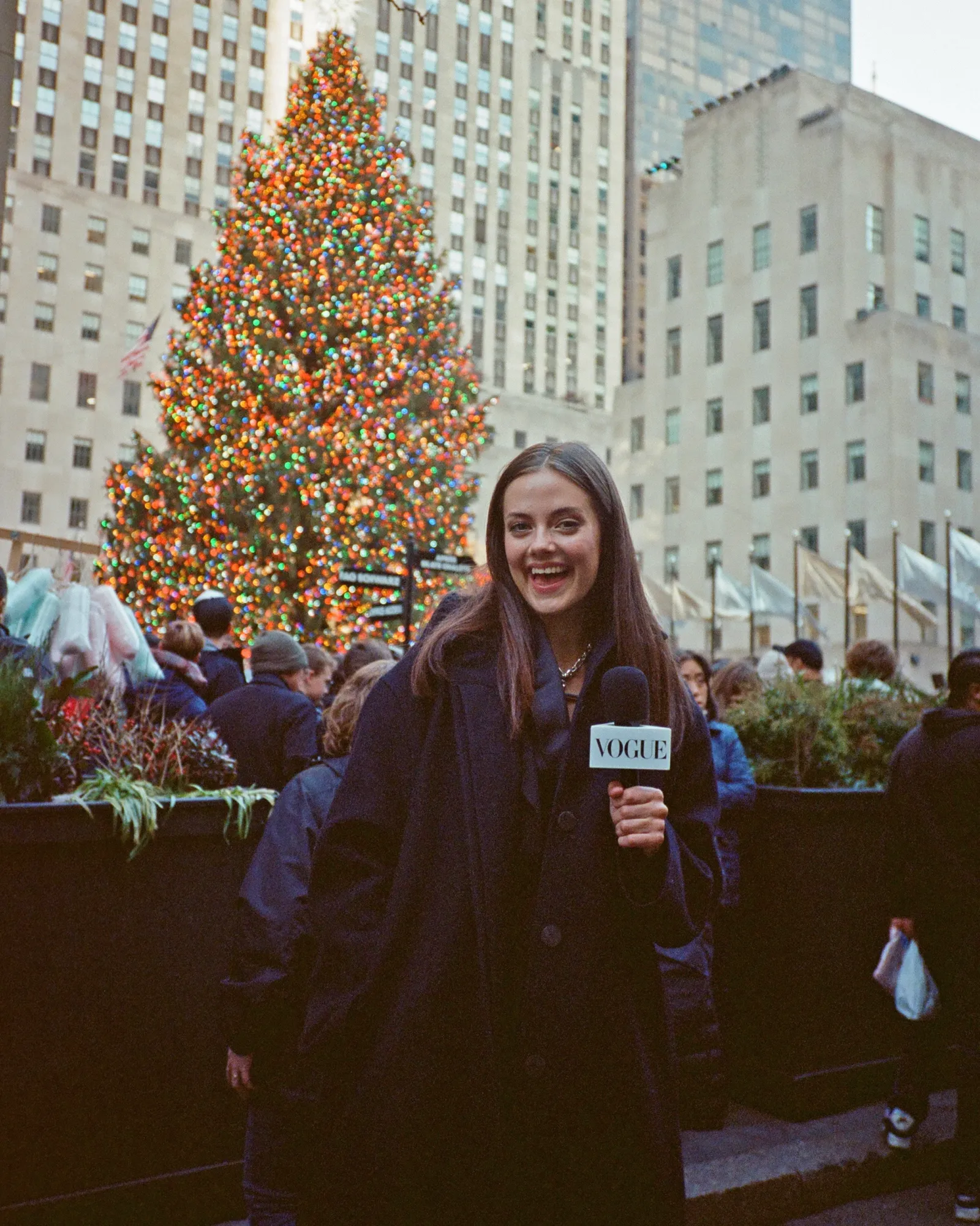 Meg Bellamy in New York voor Vogue