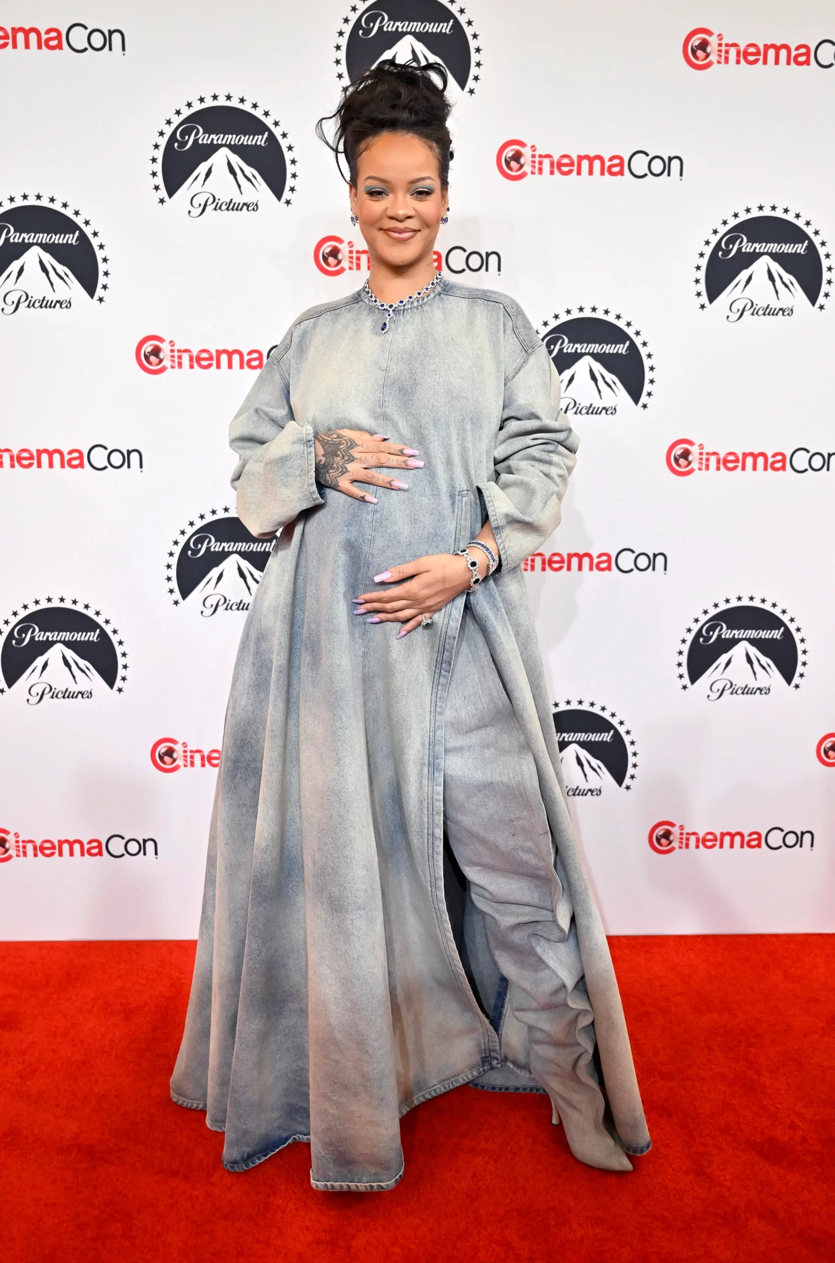 Een van de beste looks van Rihanna in 2023