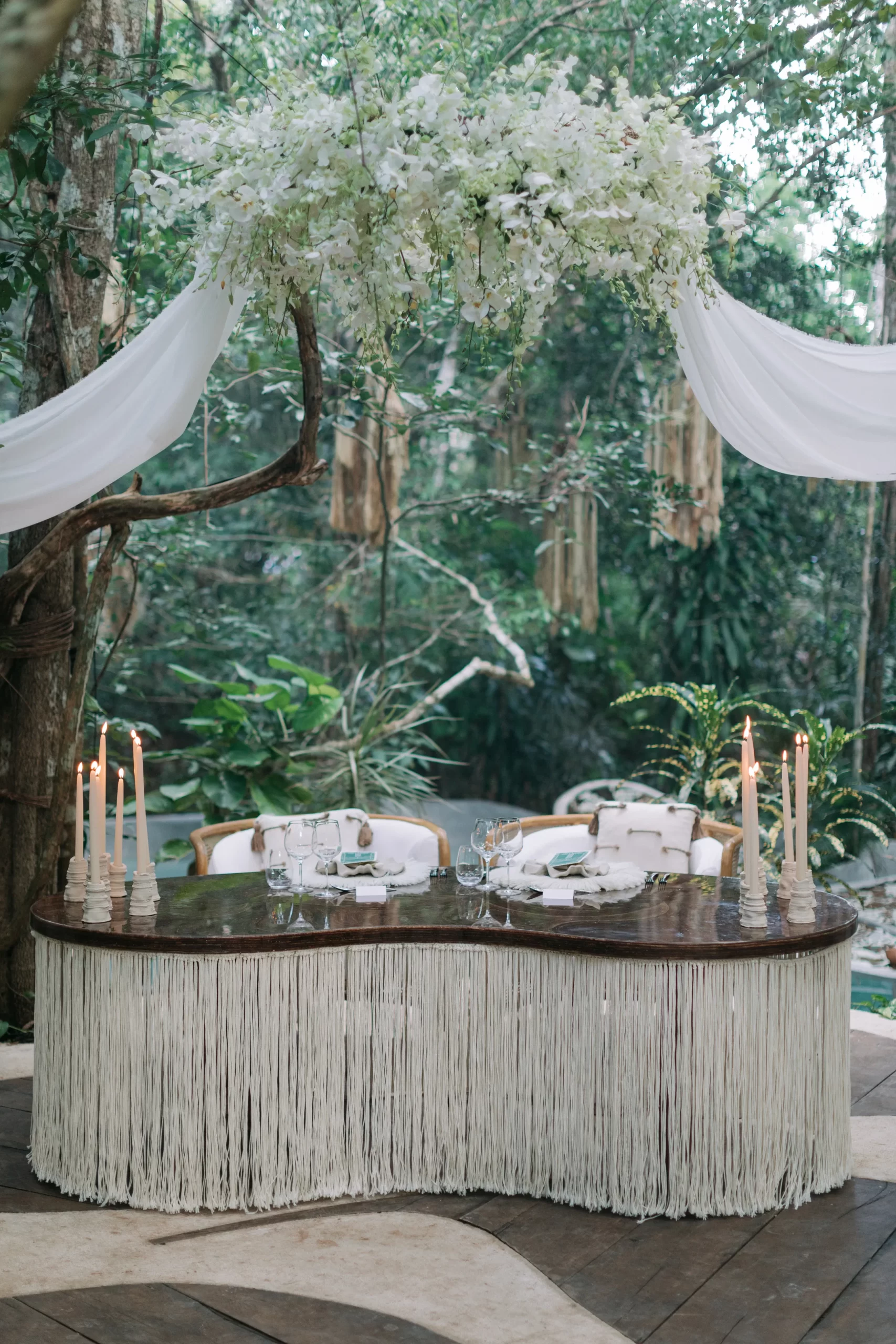 Vanessa en Cole op hun grote dag