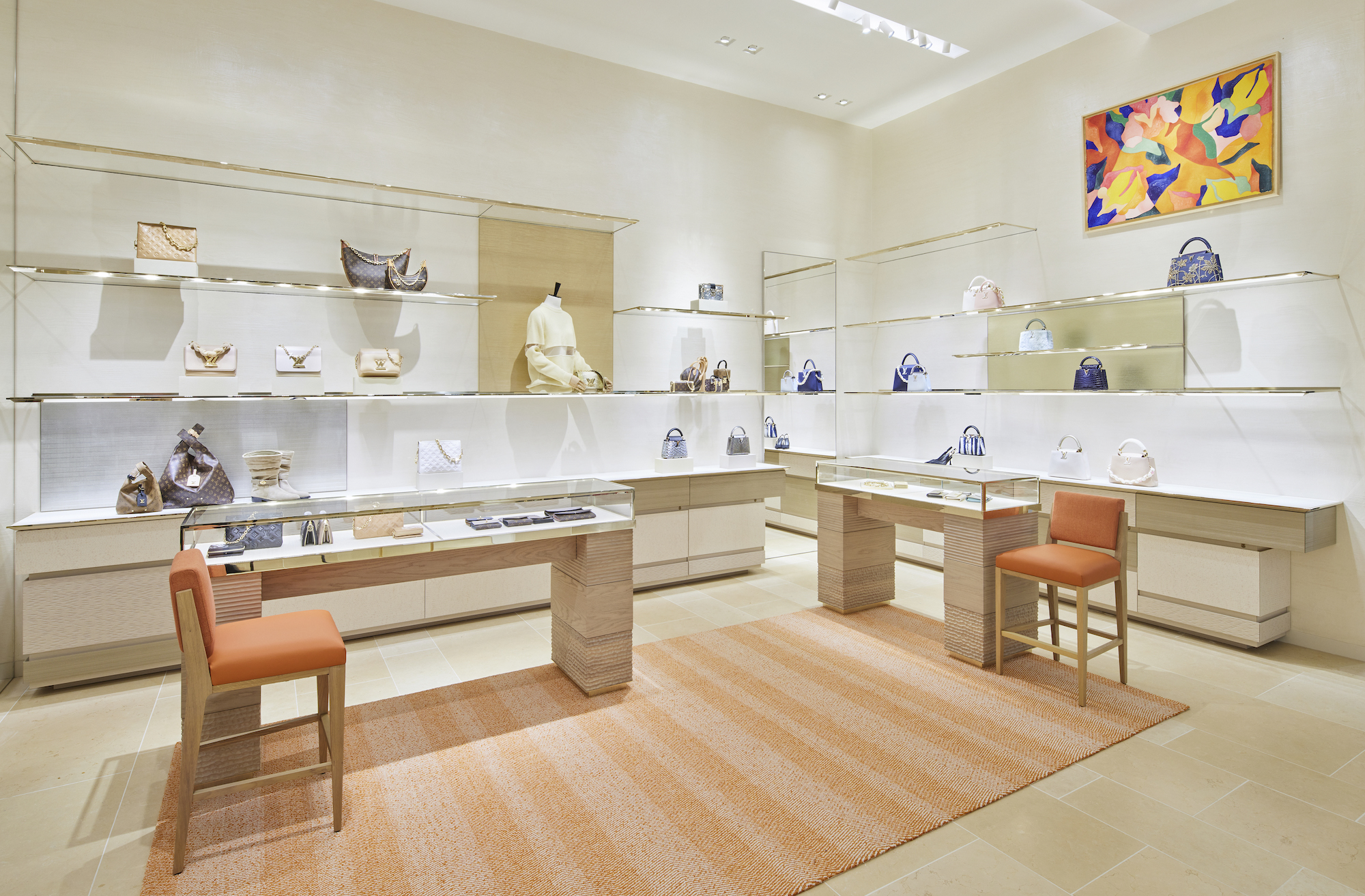 De vernieuwde Louis Vuitton-winkel in Amsterdam