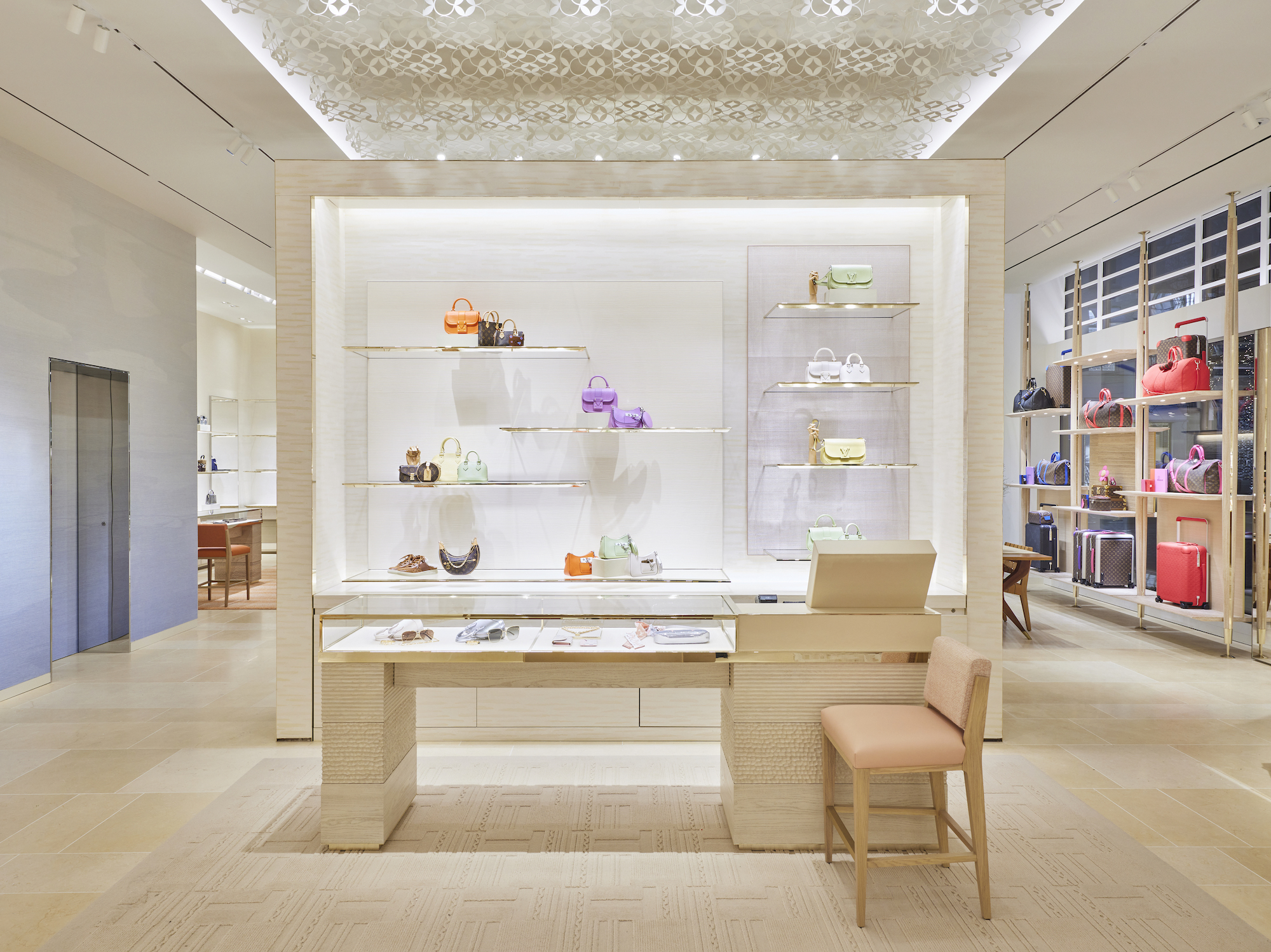 De vernieuwde Louis Vuitton-winkel in Amsterdam