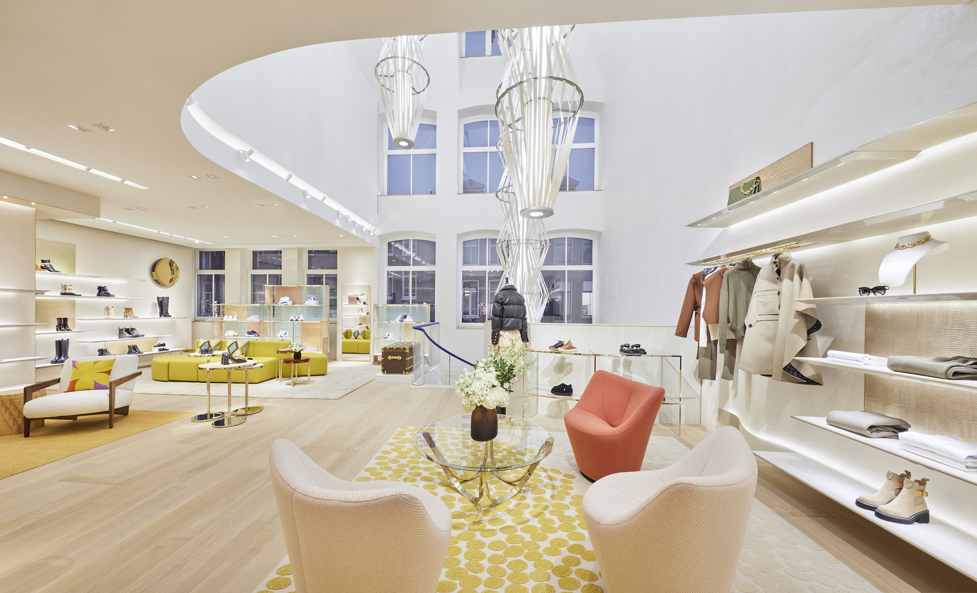 De vernieuwde Louis Vuitton-winkel in Amsterdam