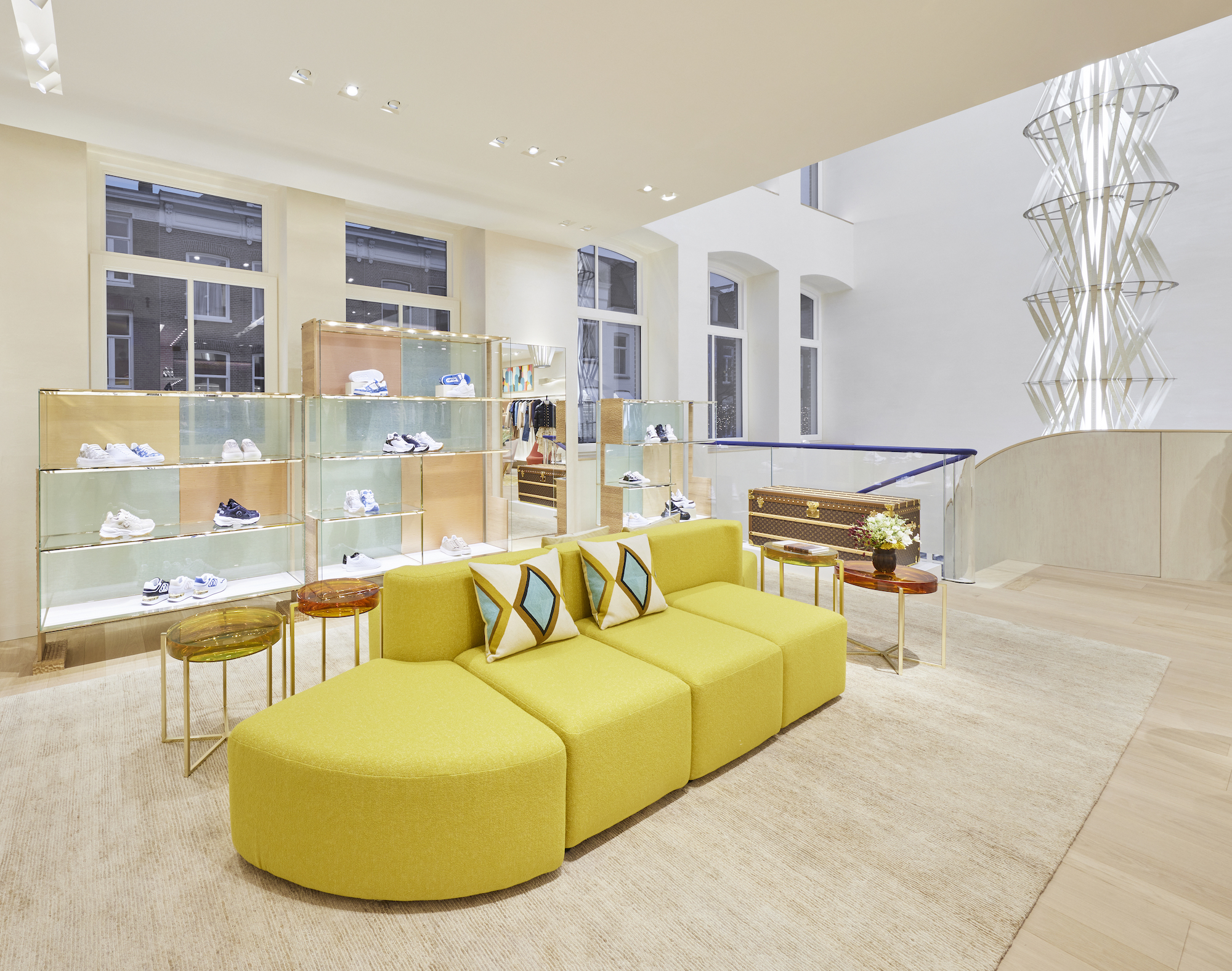 De vernieuwde Louis Vuitton-winkel in Amsterdam