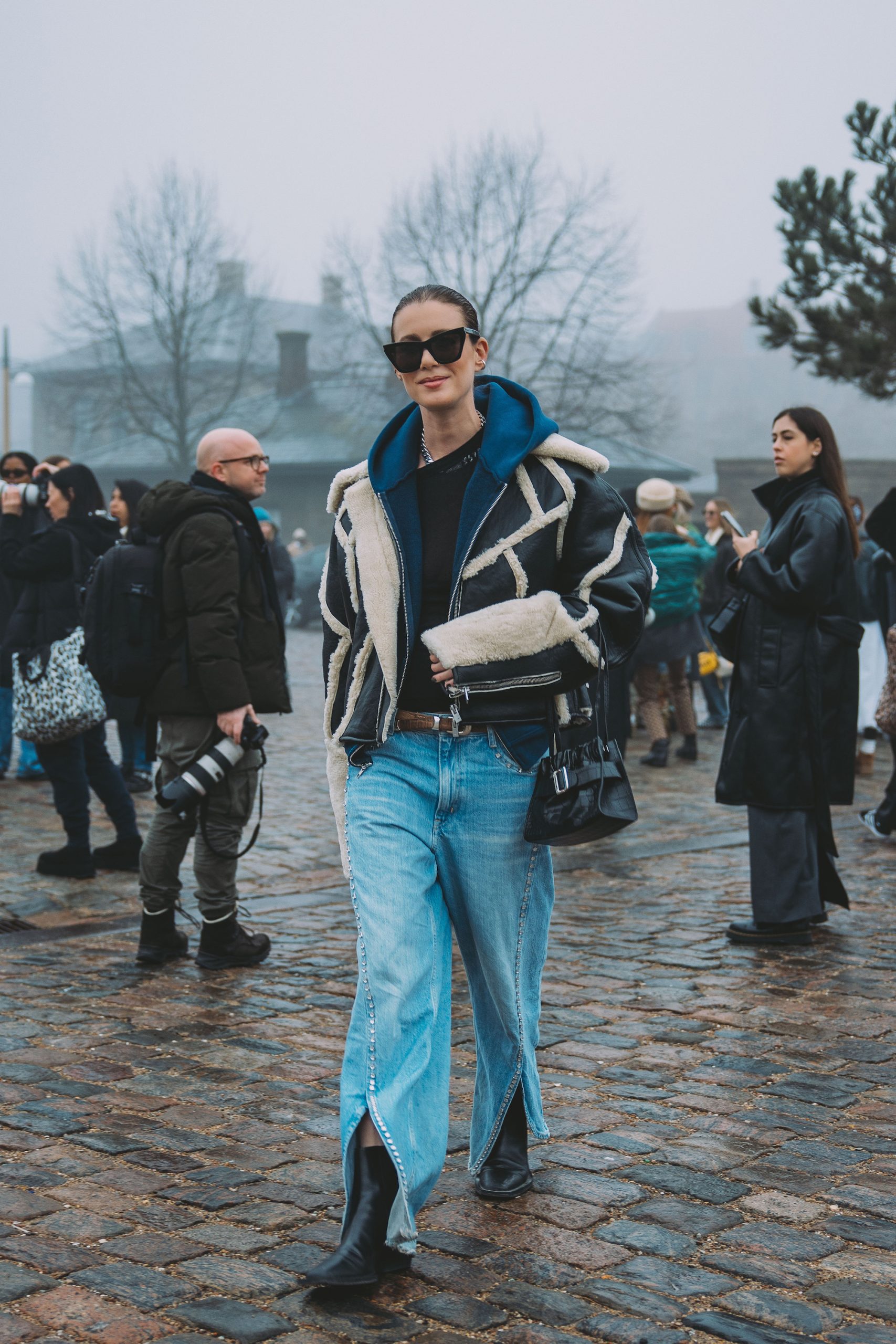 Streetstyle tijdens Copenhagen Fashion Week herfst/winter 2024