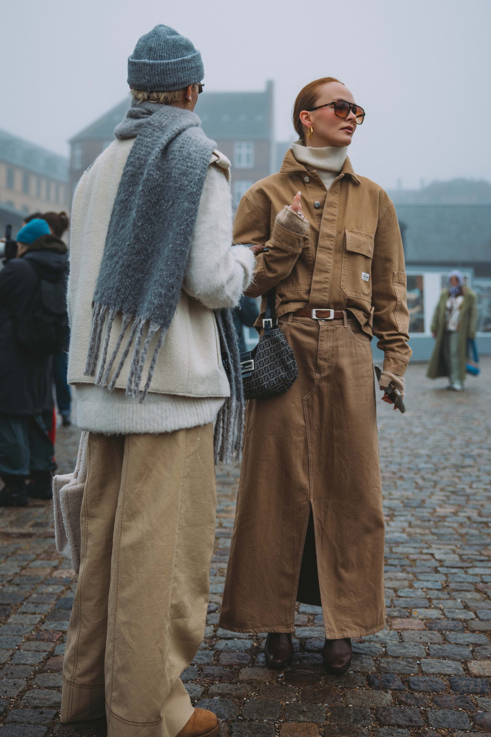 Streetstyle tijdens Copenhagen Fashion Week herfst/winter 2024