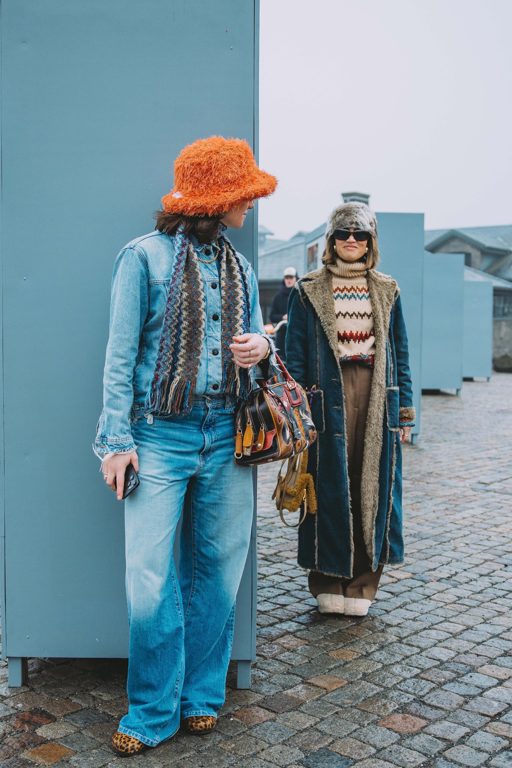 Streetstyle tijdens Copenhagen Fashion Week herfst/winter 2024