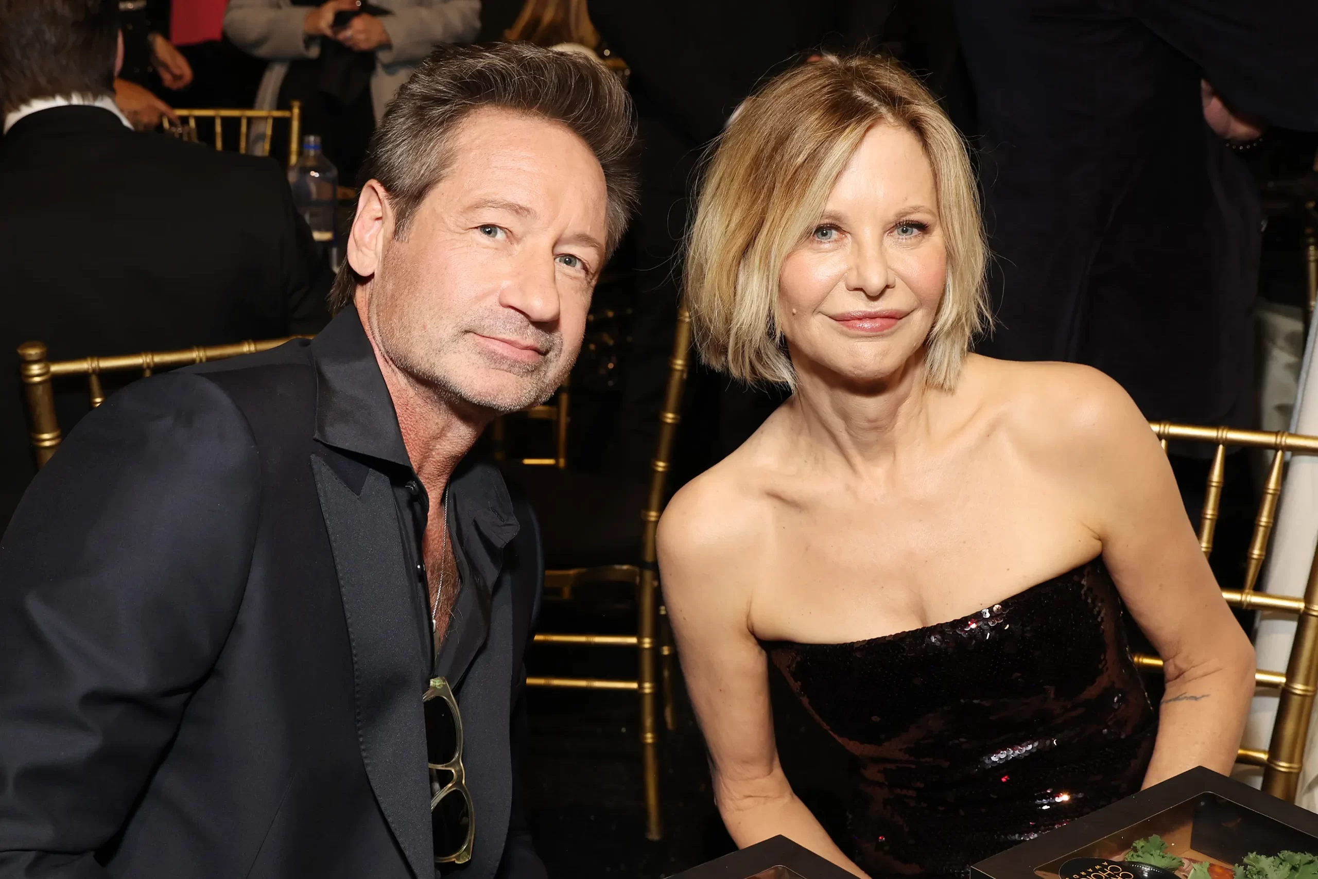 David Duchovny en Meg Ryan critics choice awards
