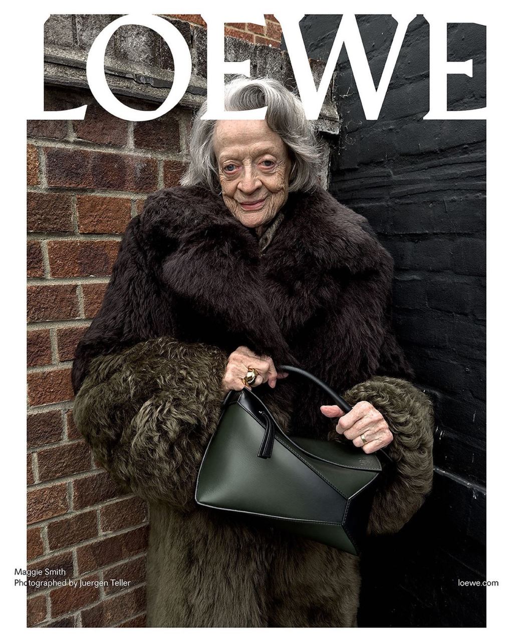 Maggie Smith voor Loewe