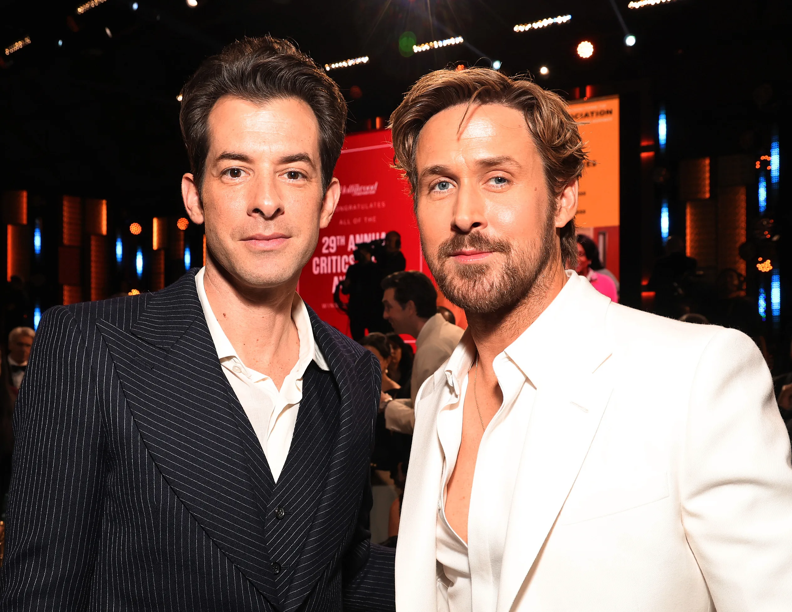Mark Ronson en Ryan Gosling critics choice awards