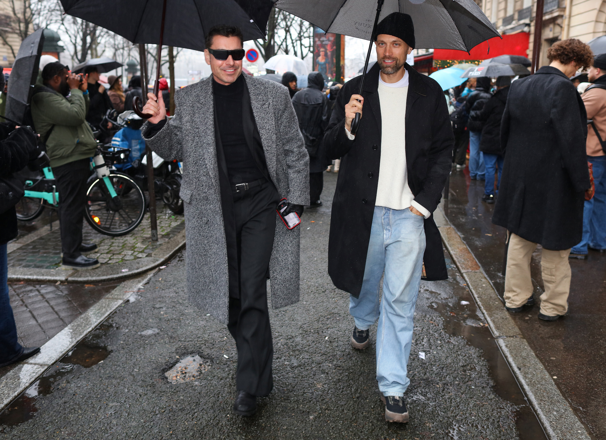 Streetstyle tijdens de Parijse mannenmodeweek