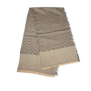Bruine sjaal met gucci patroon van gucci