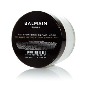 Haarmasker van Balmain is een van de beautyproducten om mee te nemen op wintersport