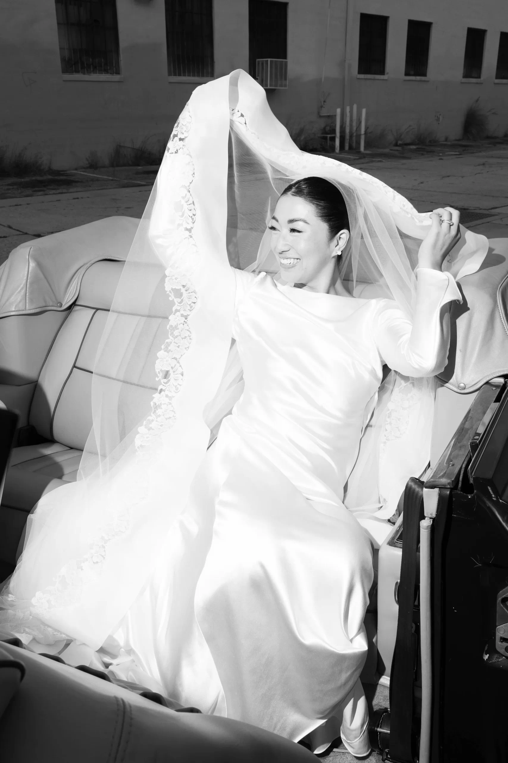 Nicole Wong op haar trouwdag