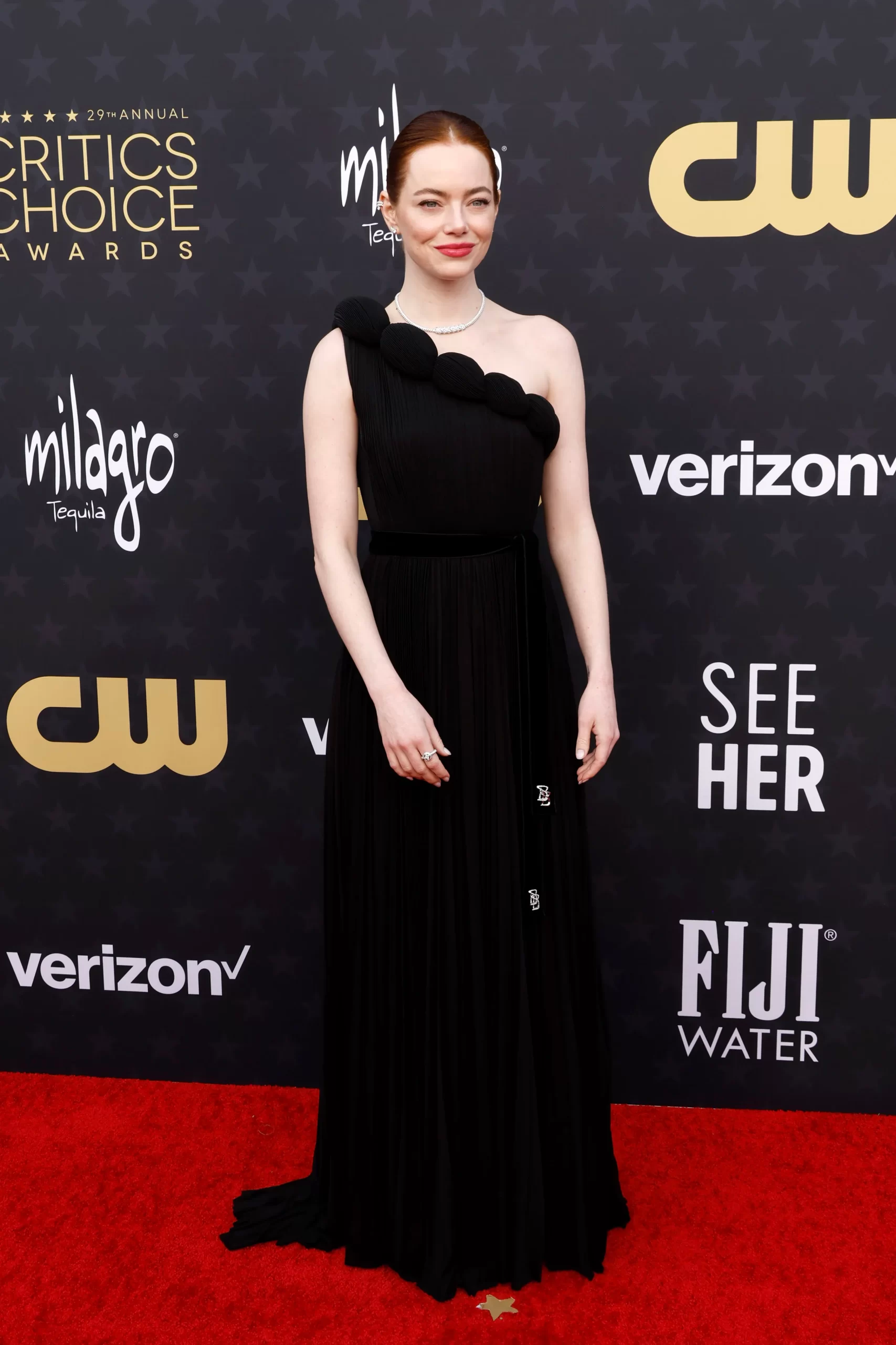 Emma Stone in Louis Vuitton is een van de beste looks van de Critics Choice Awards 2024