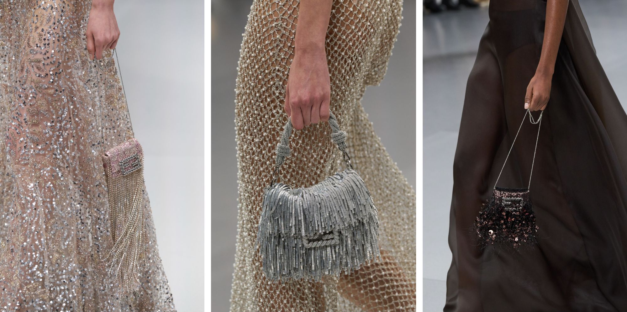 Tassen bij Fendi couture lente/zomer 2024