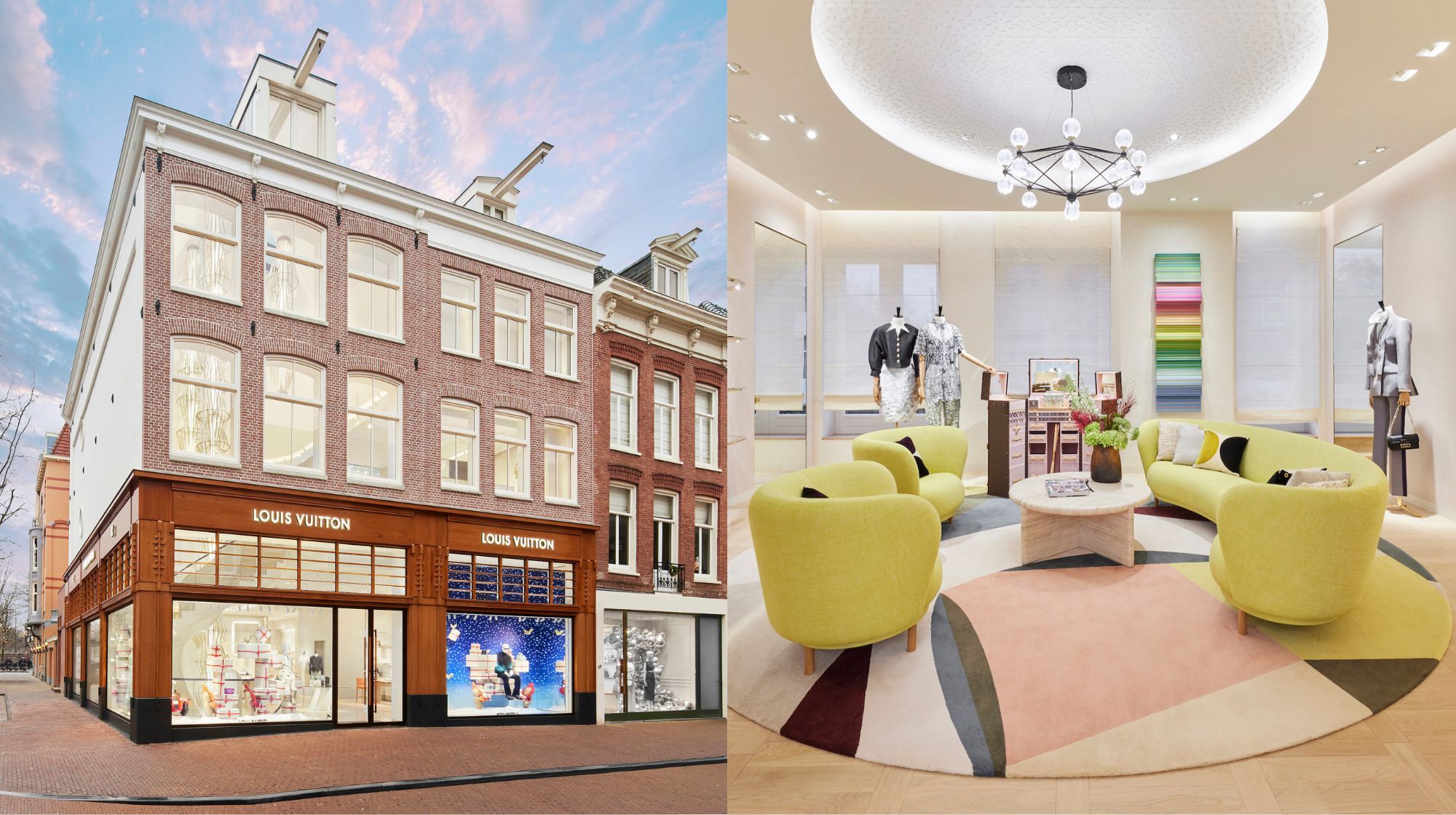 Kijk binnen in de vernieuwde Louis Vuitton-winkel in Amsterdam