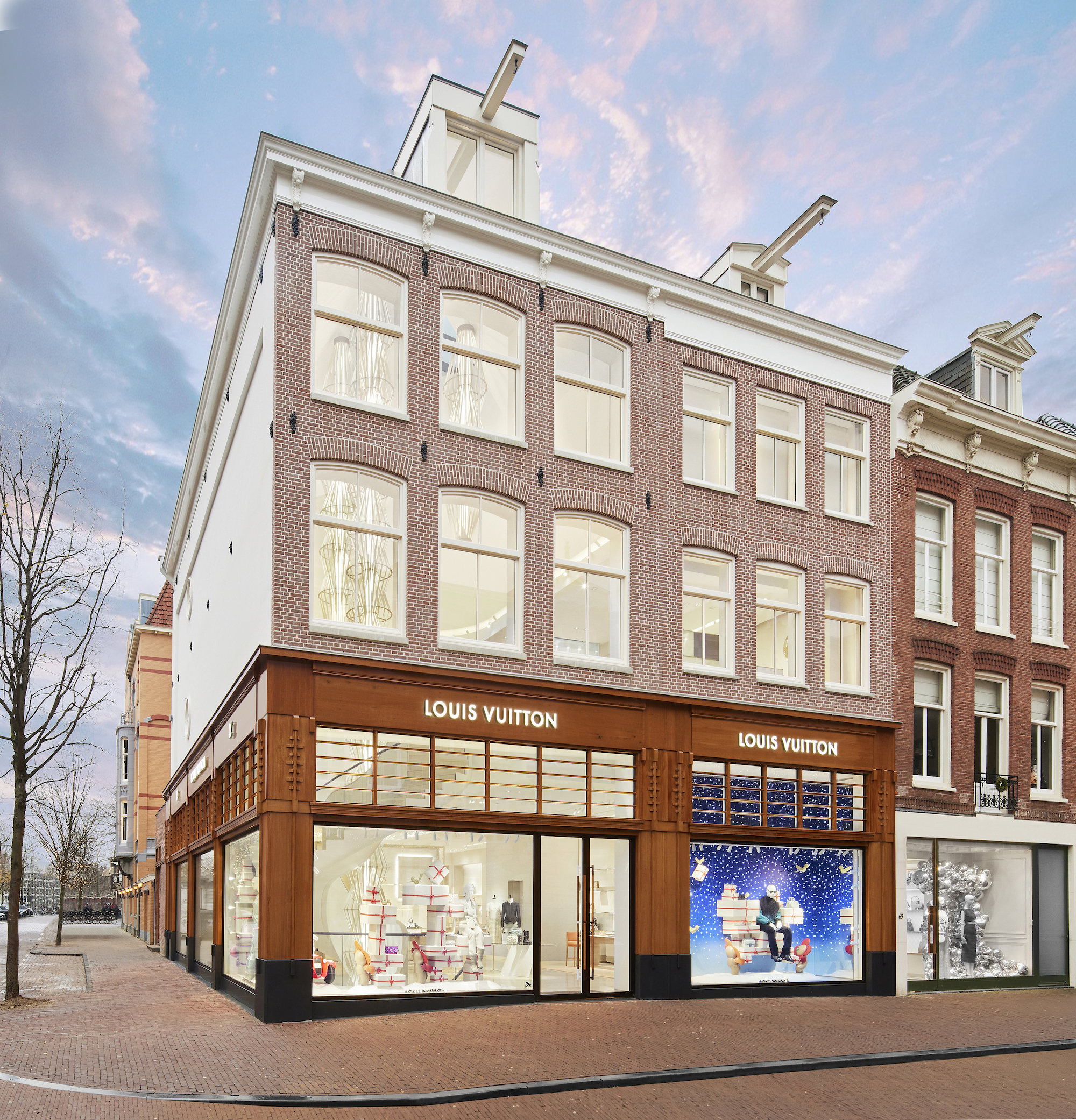 Kijk binnen in de vernieuwde Louis Vuitton-winkel in Amsterdam